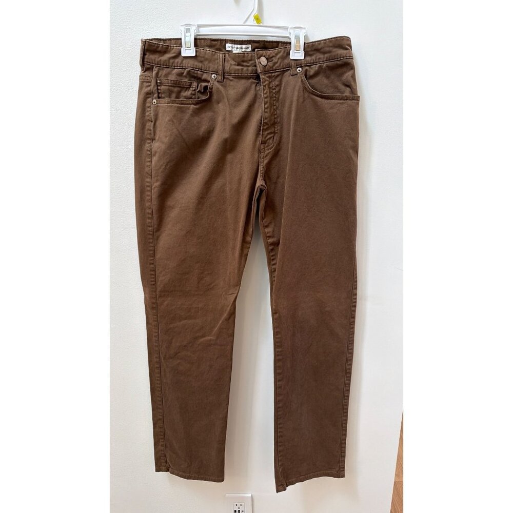 Peter Millar Mens Brown Chino Pants Size 34
